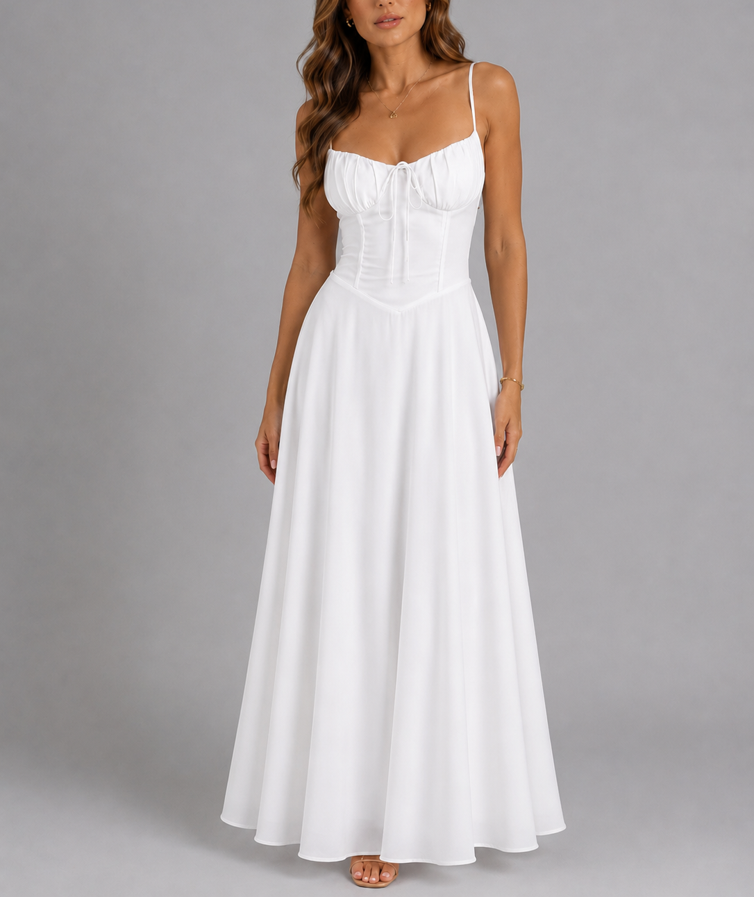 Millie - Women's Corset Style Spaghetti Strap Dress