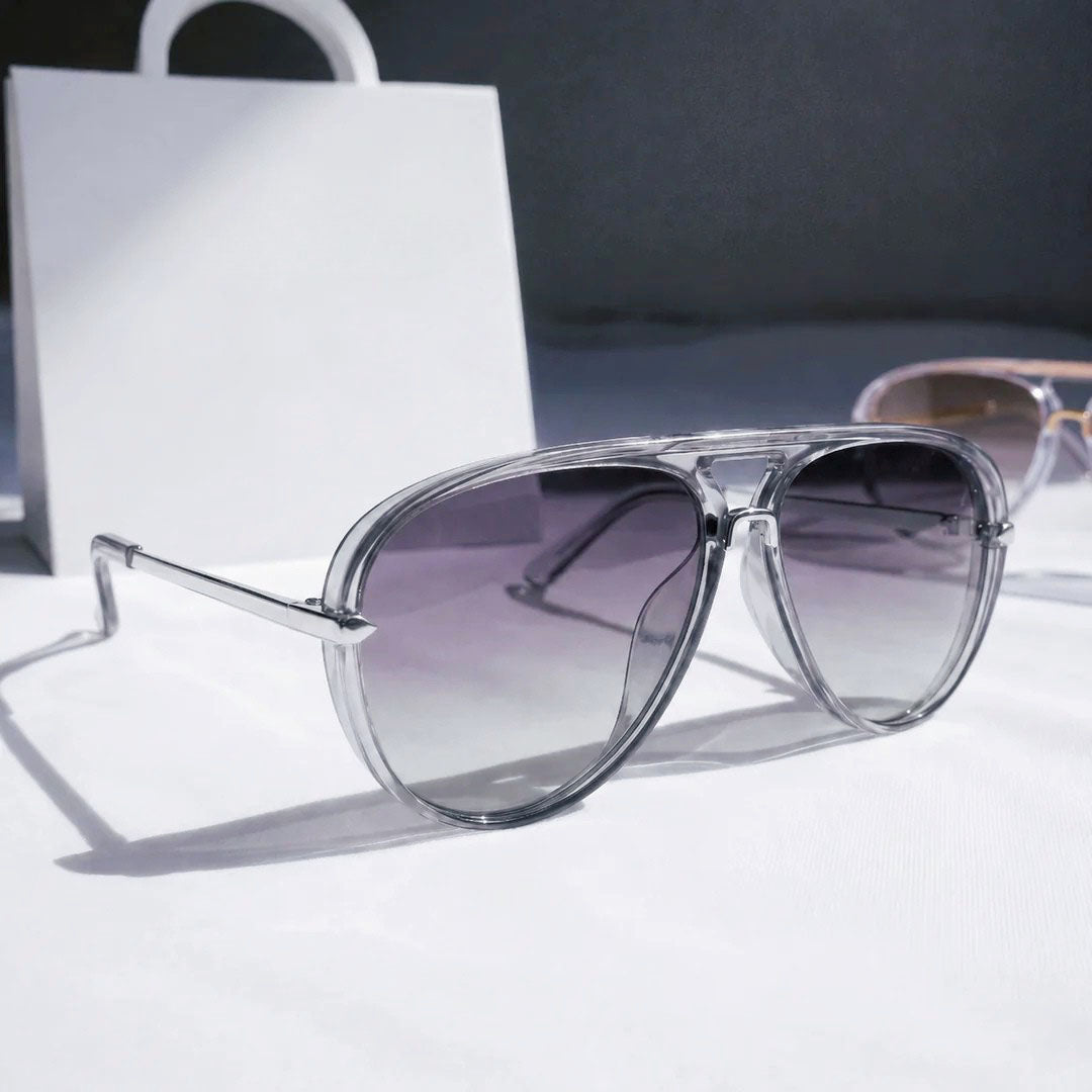 Monaco - Gradient Lenses Aviator Sunglasses