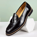Nico - Men's Croc-Embossed Tassel Loafers