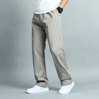 Oscar - Men's Straight Leg Cotton Pants with Pockets