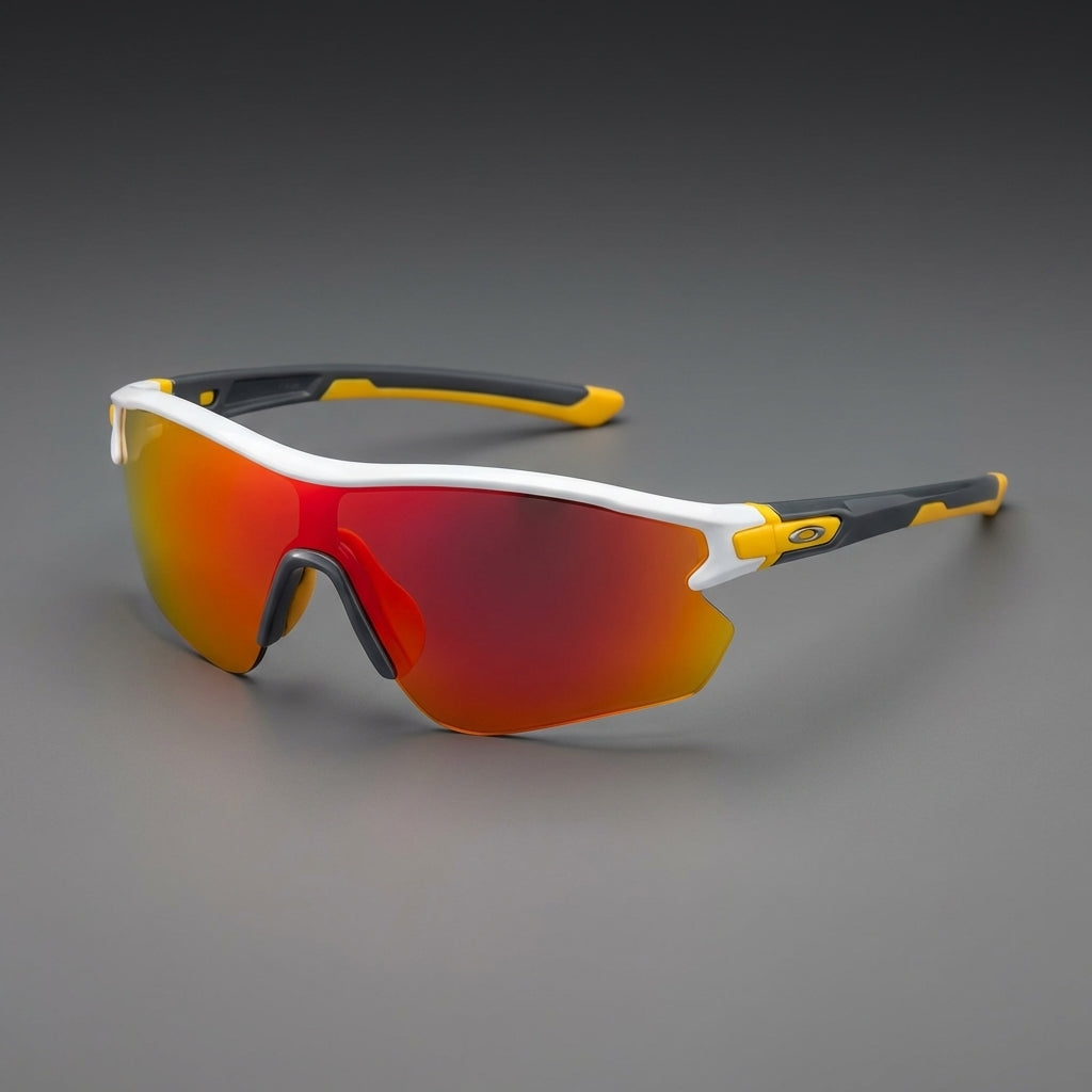 Positano - Polarized Shield Sunglasses with Wraparound Lens