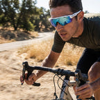 Positano - Polarized Shield Sunglasses with Wraparound Lens