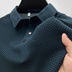Prince - Men's Textured Snap-Button Polo Shirt