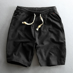 Rafael - Men's Drawstring Cotton Shorts