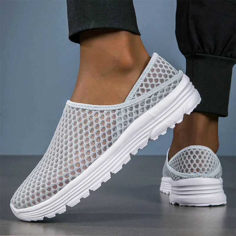 Rocco - Men's Mesh Slip-On Sneakers with Cushioned Sole