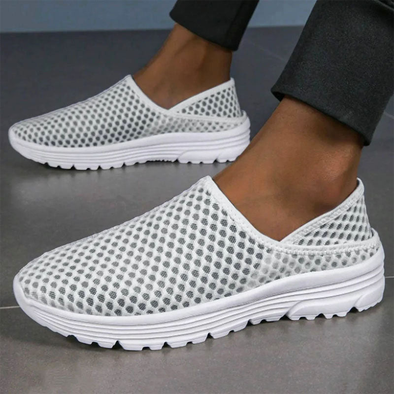 Rocco - Men's Mesh Slip-On Sneakers with Cushioned Sole