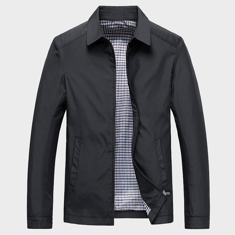 Rodrigo - Men's Zip-Front Casual Collar Jacket