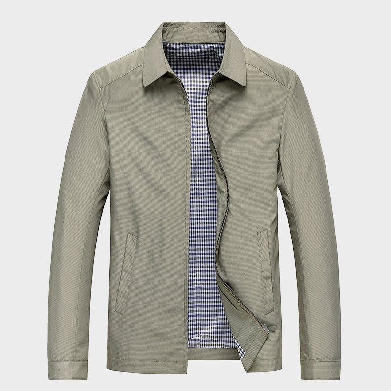 Rodrigo - Men's Zip-Front Casual Collar Jacket