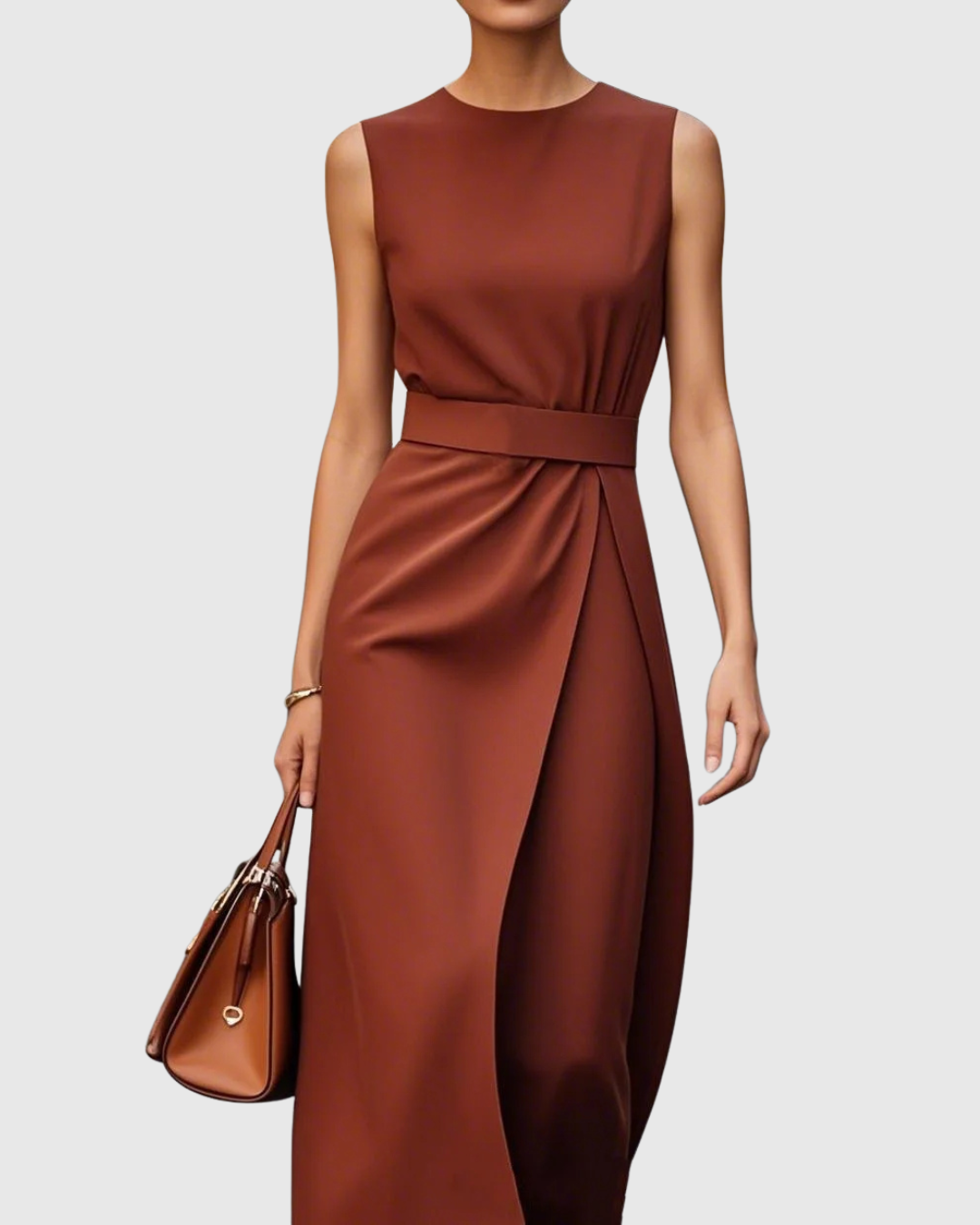 Rowan - Women's Sleeveless Round-Neck Dress