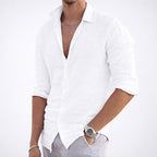 Ruben - Men's Cotton Button-Front Shirt