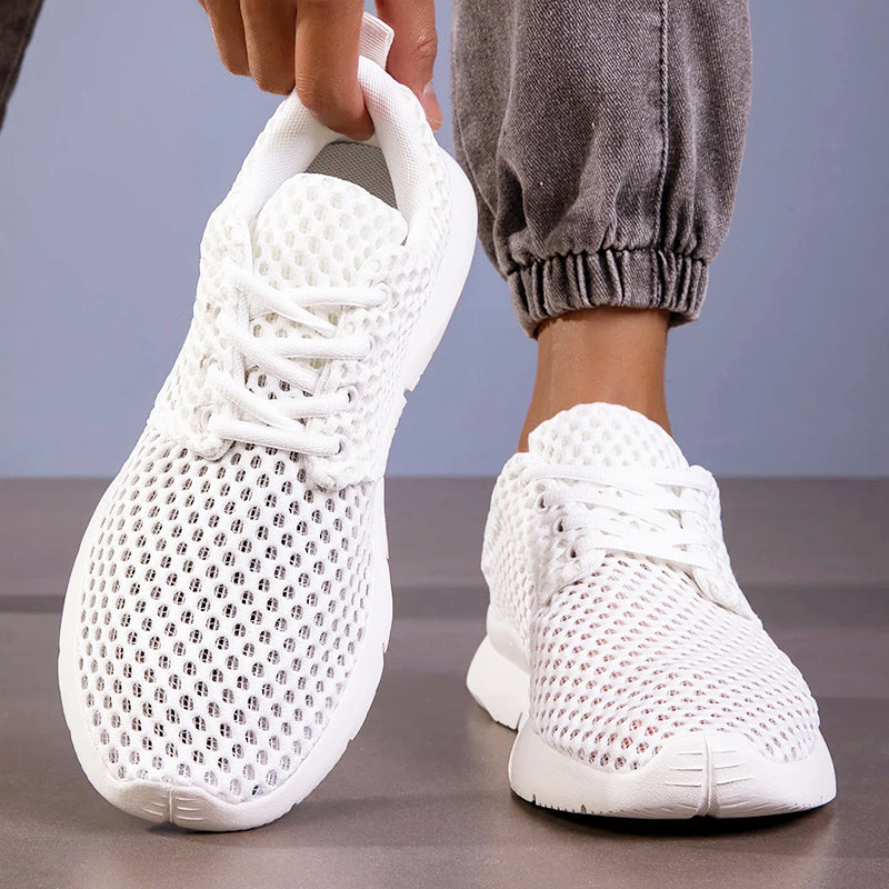 Sam - Men's Open-Mesh Lace-Up Sneakers