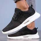 Sam - Men's Open-Mesh Lace-Up Sneakers