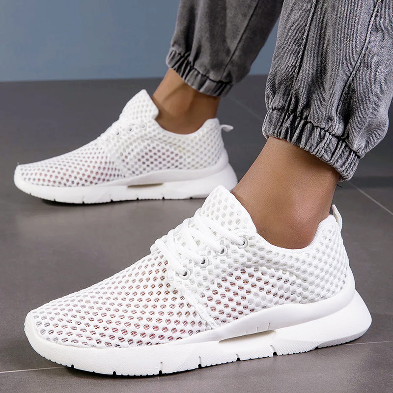 Sam - Men's Open-Mesh Lace-Up Sneakers