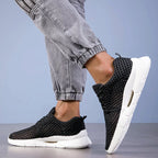 Sam - Men's Open-Mesh Lace-Up Sneakers