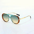 Santorini- Aviator Sunglasses with Gradient Lenses