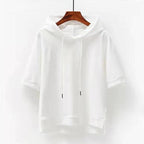 Sydney - Women's Short Sleeve Drawstring Hoodie 