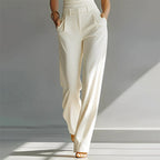 Thaila - Women's Halter Wrap Wide-Leg Jumpsuit