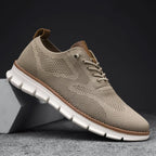 Vincent - Men's Mesh Knit Lace-Up Sneakers