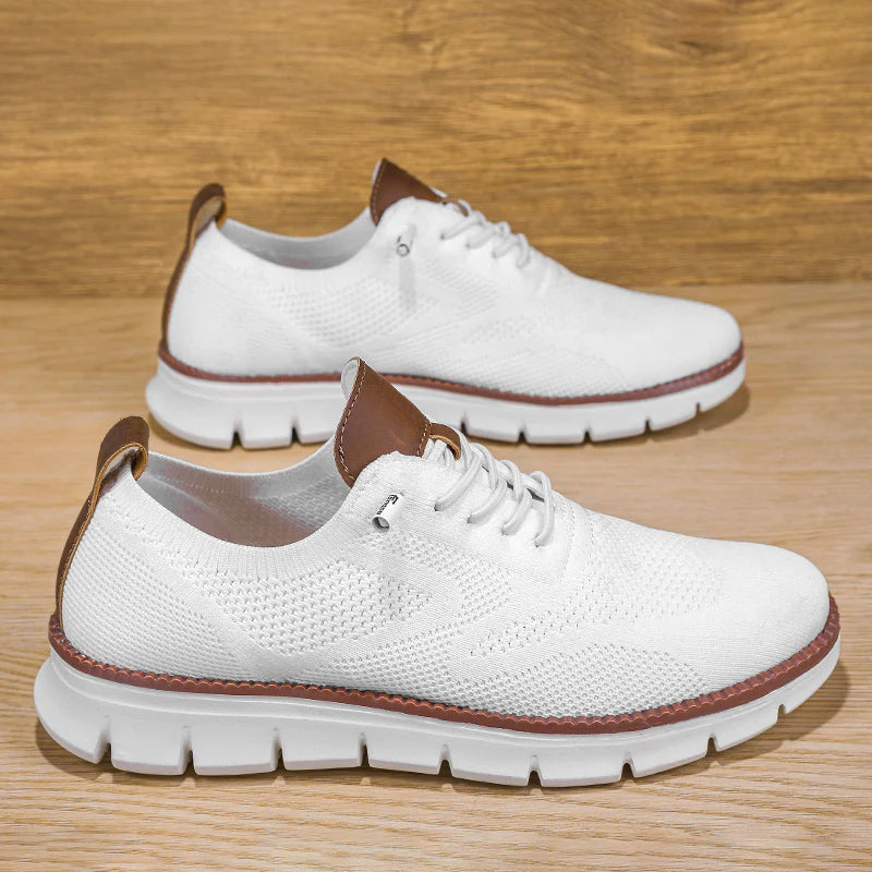 Vincent - Men's Mesh Knit Lace-Up Sneakers
