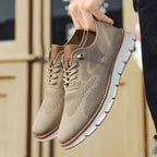 Vincent - Men's Mesh Knit Lace-Up Sneakers
