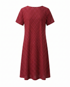 Violet - Women's Polka Dot A-Line Dress