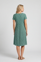 Violet - Women's Polka Dot A-Line Dress
