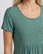 Violet - Women's Polka Dot A-Line Dress