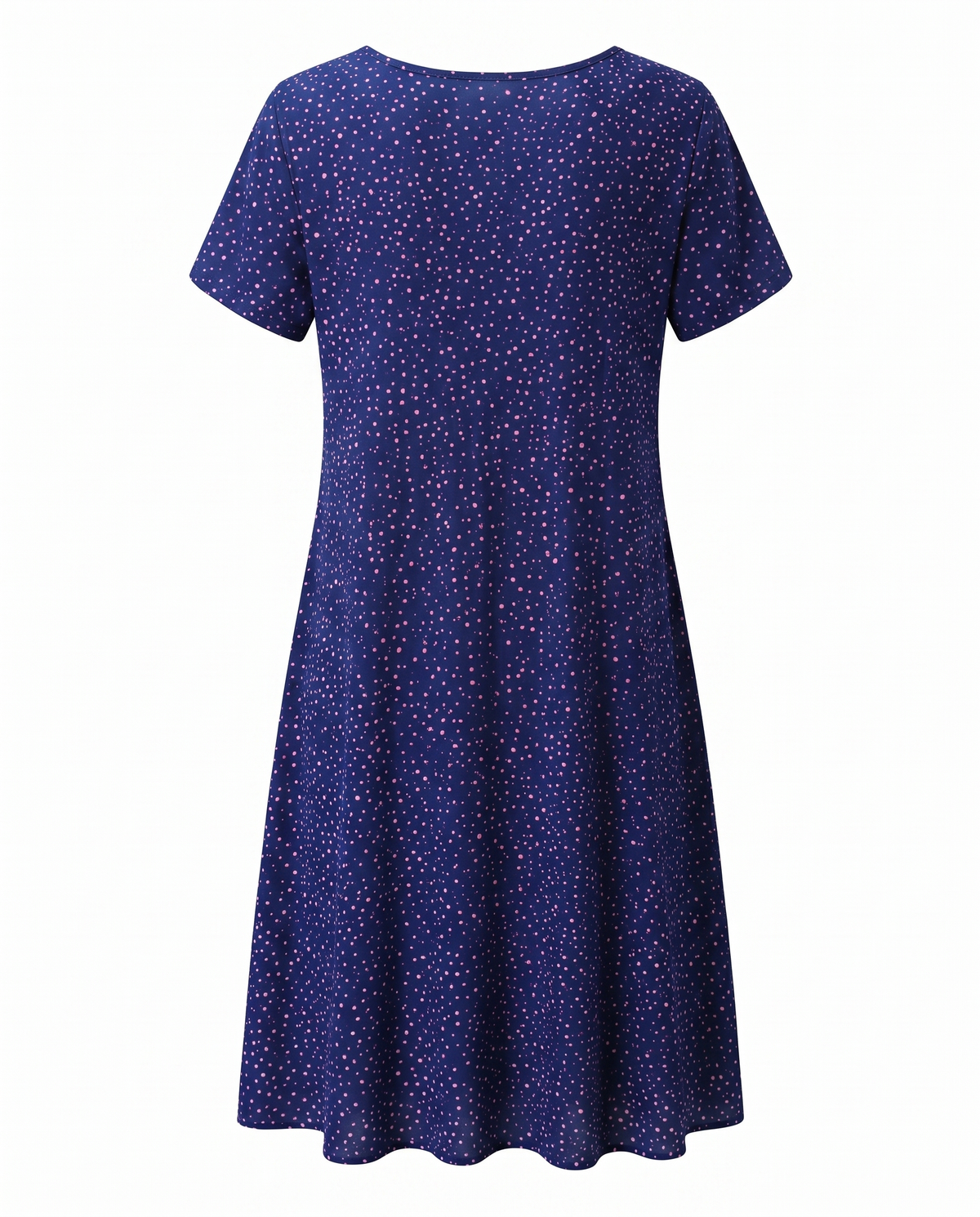 Violet - Women's Polka Dot A-Line Dress