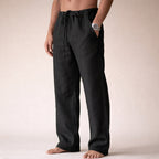 Walter - Men's Drawstring Linen Trousers