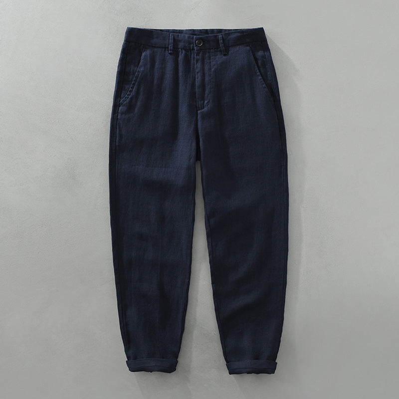 Warren - Men's Wide-Leg Linen Drawstring Pants