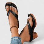 Waverly - Women's Thong Sandals with Stacked Block Heel