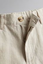 Zayn - Men's Linen Notch-Lapel Blazer and Trouser Set